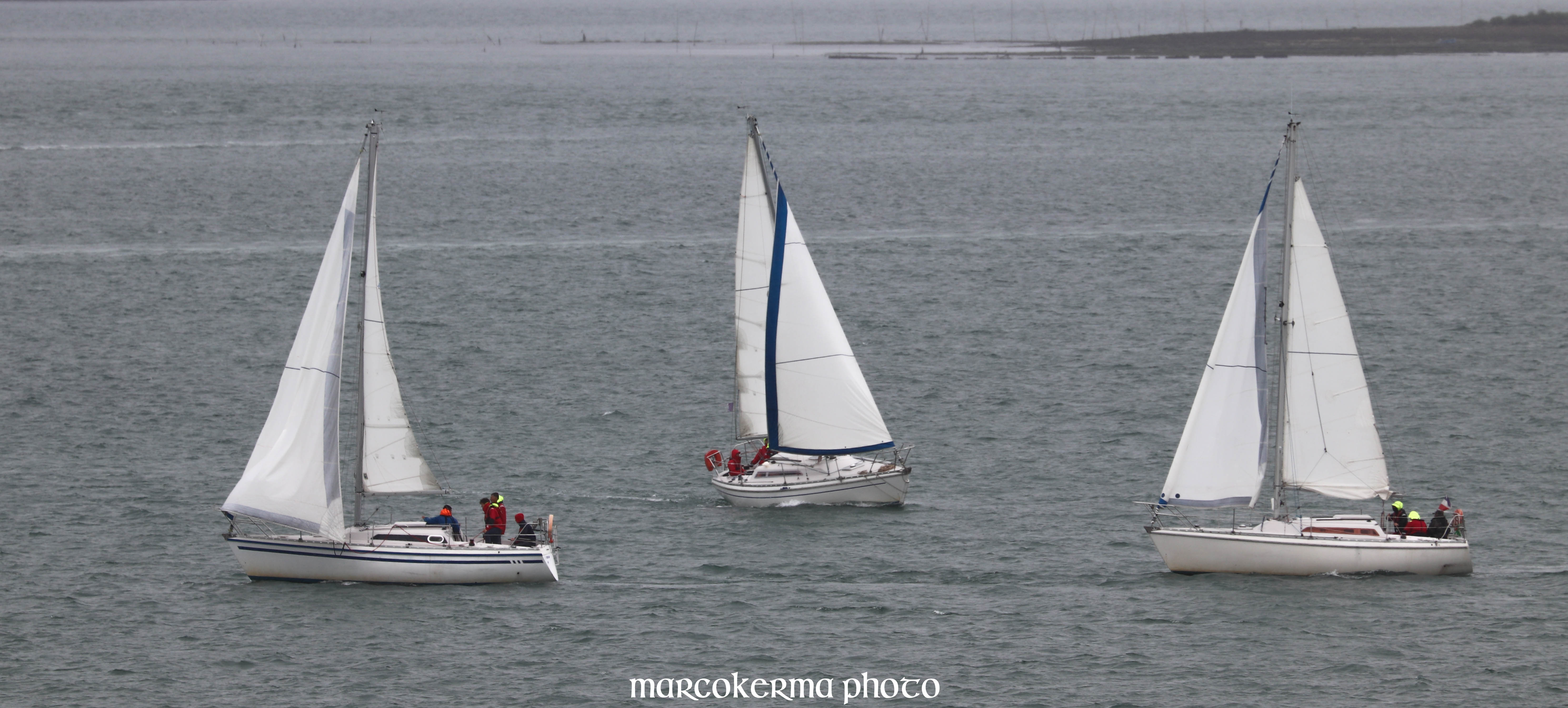 régate devant l'île aux Moines, Golfe du Morbihan, 9 juin 19, 16h32.jpg