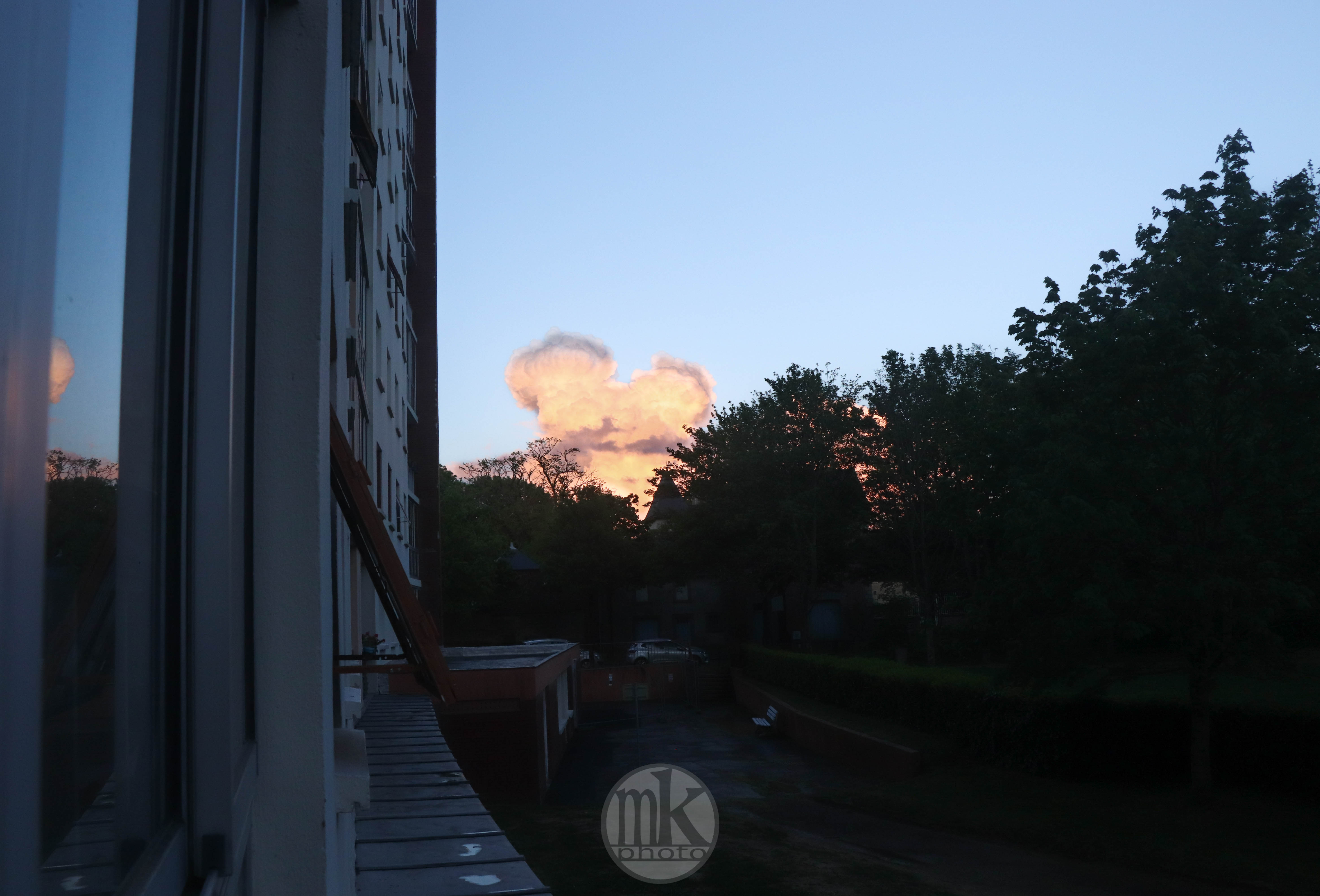 orage après, Rennes, 17 avril 2020, 20h49