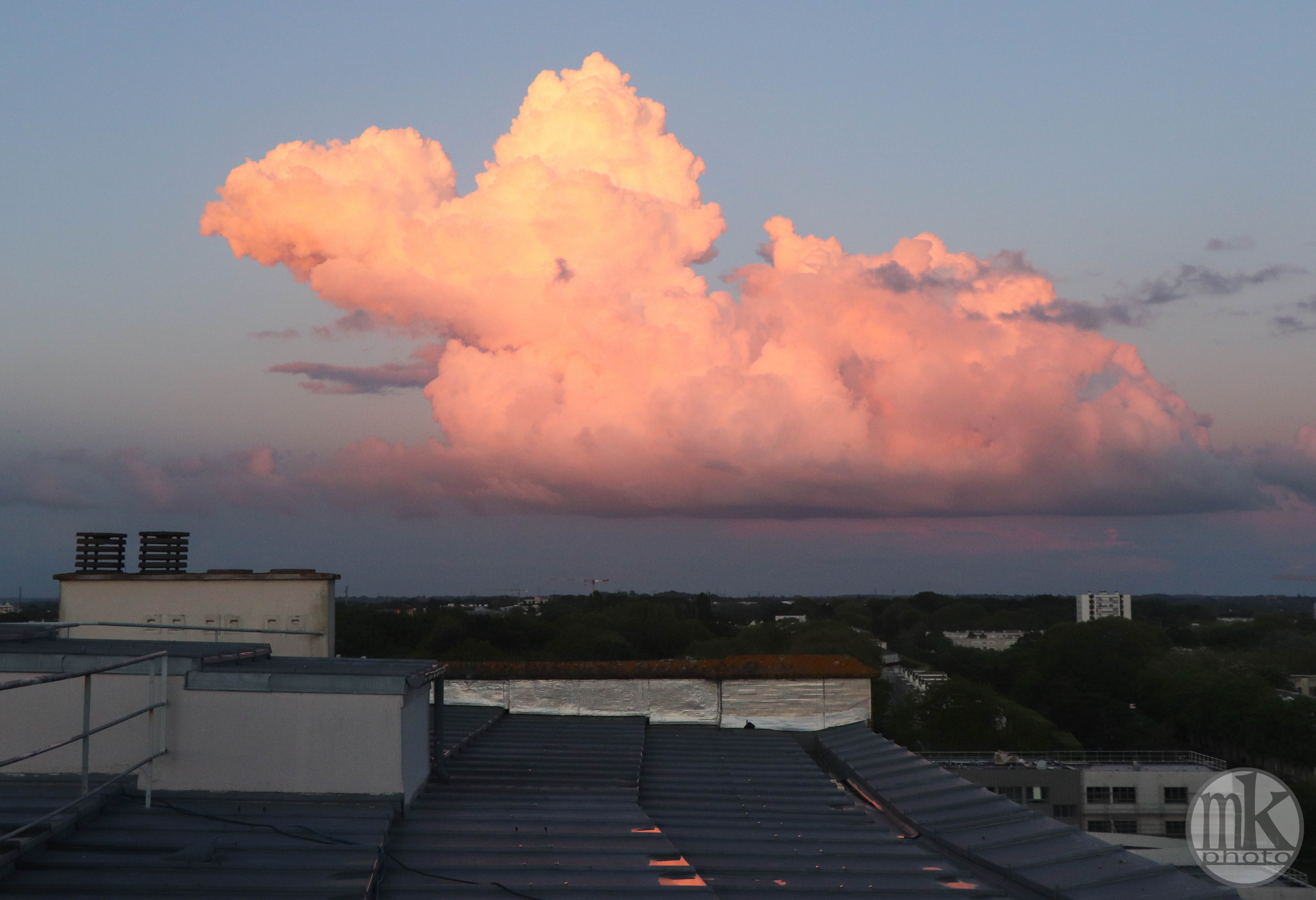 orage après, Rennes, 17 avril 2020, 20h55-30